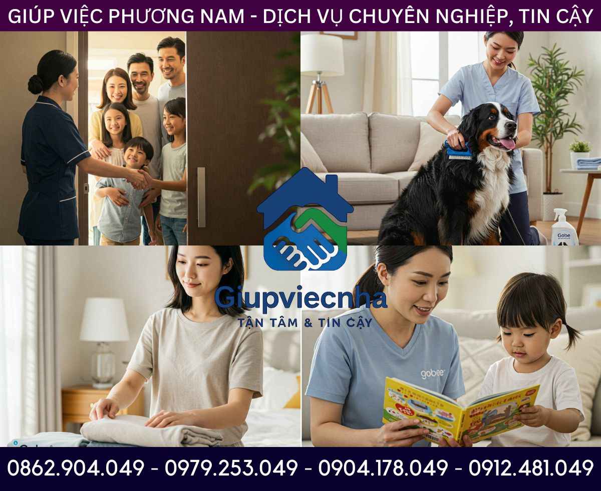 Bao ăn ở: Người giúp việc nhà nấu ăn gia đình Tây Ninh chuyên nghiệp