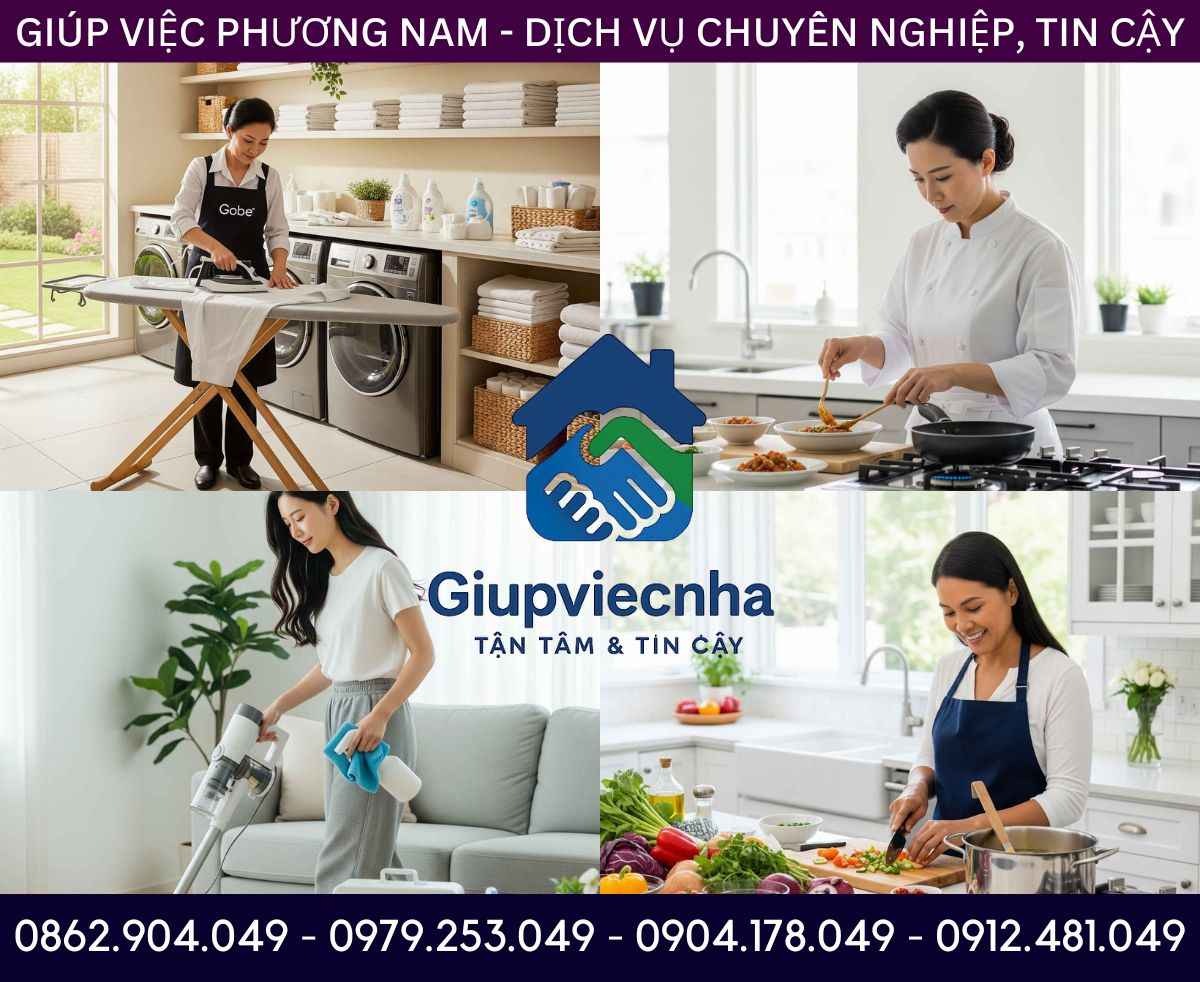 Nhanh chóng – tiện lợi: Thuê người giúp việc nhà tại Nam Định đáng tin cậy
