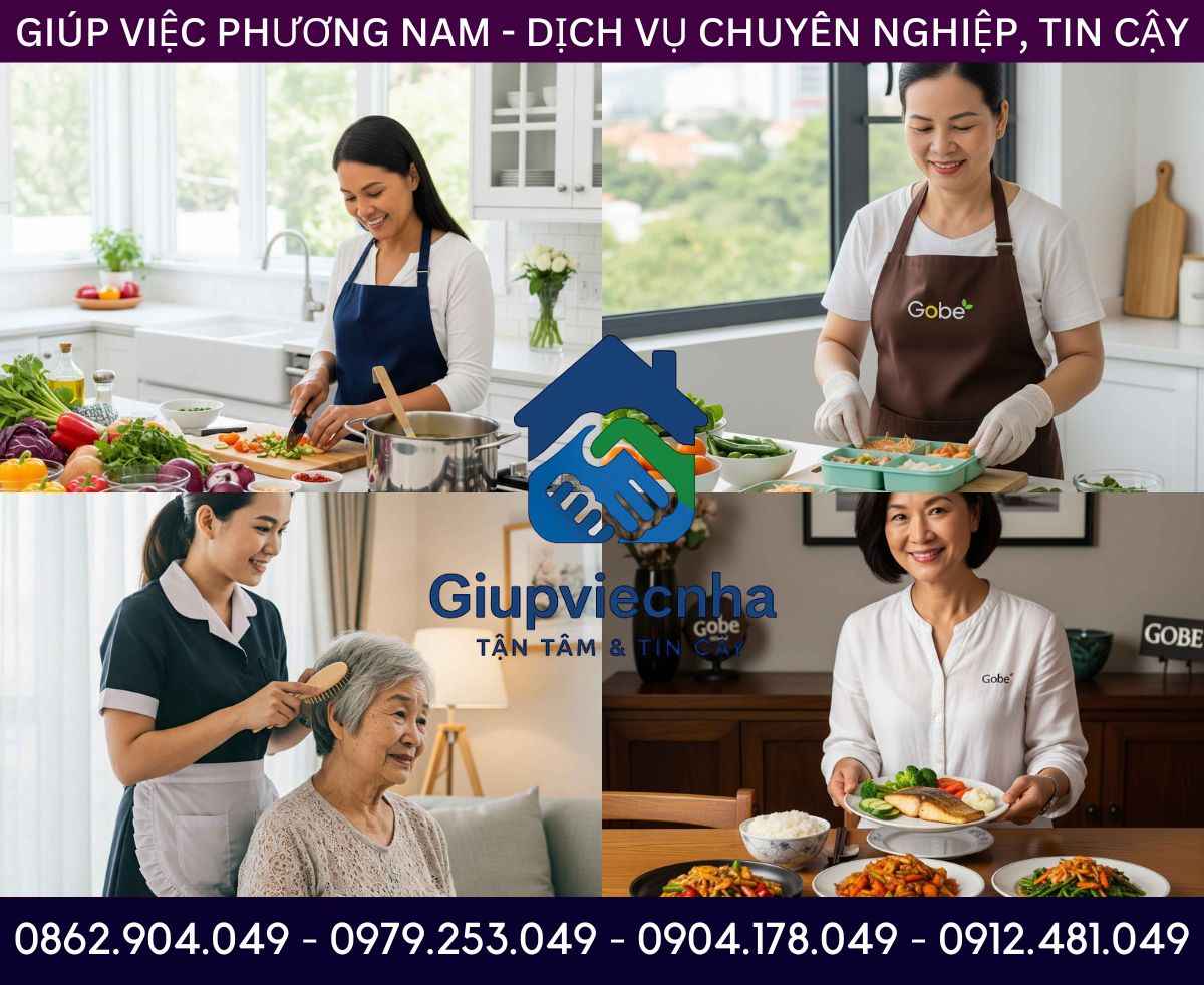 Chăm sóc tận tâm: Giúp việc nấu ăn Quảng Ngãi chuyên nghiệp – đáng tin