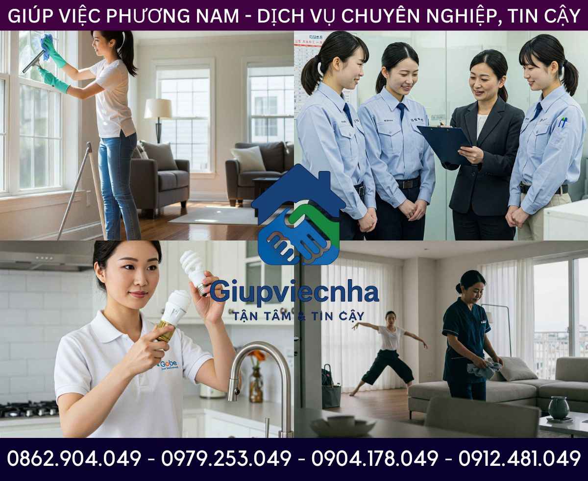 Phù hợp gia đình có trẻ nhỏ: Thuê người giúp việc nhà tại Thái Bình chuyên chăm bé