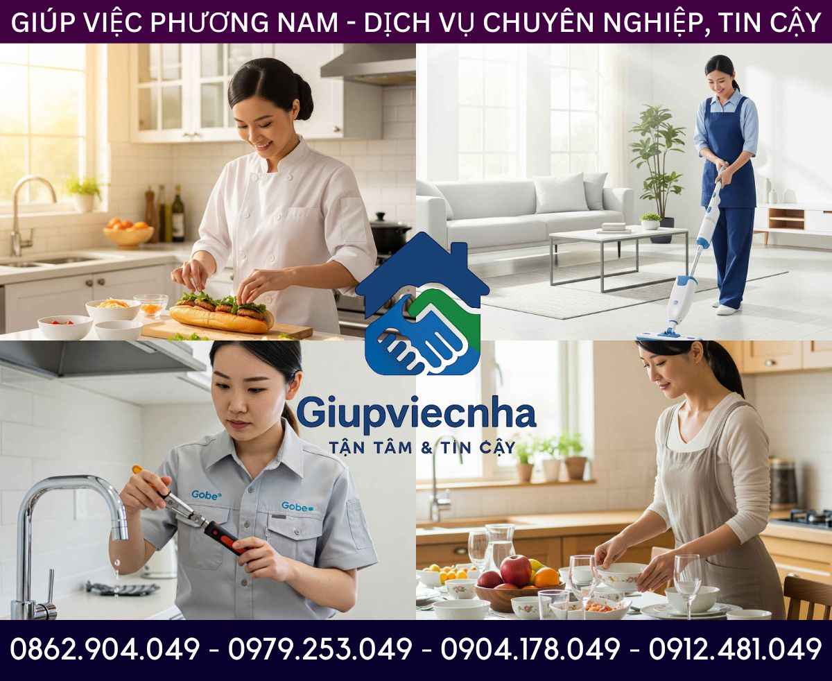 Hỗ trợ dài hạn: Thuê người giúp việc nhà nấu ăn gia đình dài hạn tại Tây Ninh