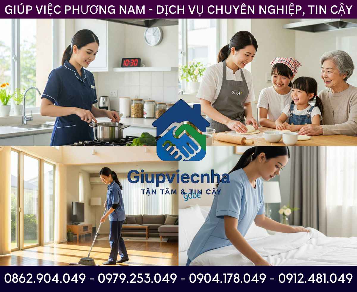 Tiện lợi tối đa: Dịch vụ giúp việc nhà, nấu ăn gia đình theo giờ tại Yên Bái