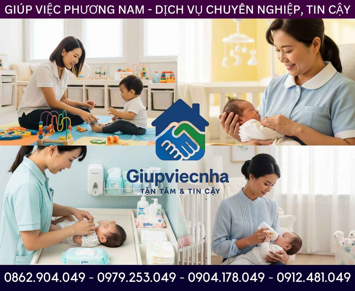 Hỗ trợ 24/7: Tìm bảo mẫu trông trẻ sơ sinh tại thành phố Vĩnh Long chuyên nghiệp