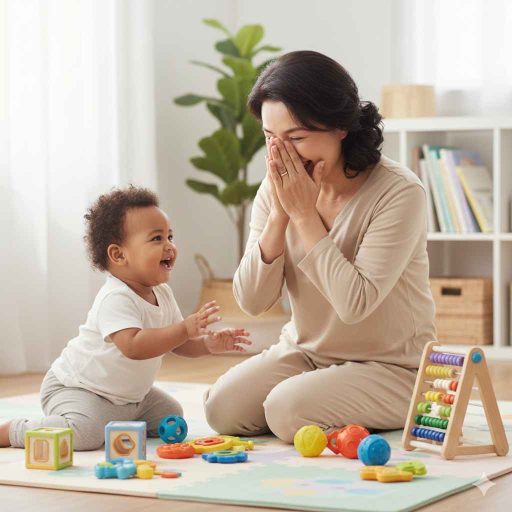 Chăm sóc trẻ nhỏ Điện Biên kết hợp vui chơi giáo dục