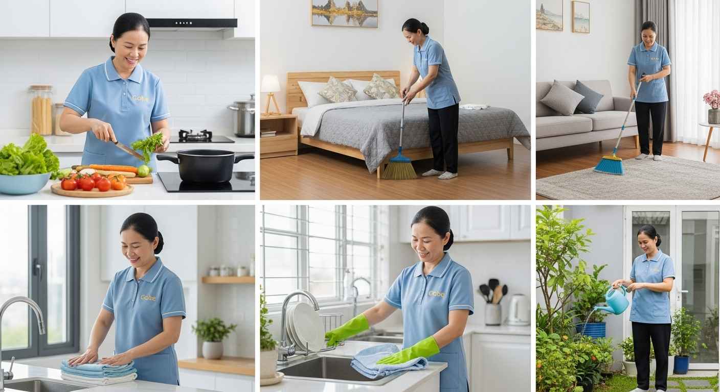 Cam kết chất lượng: Công ty cung cấp dịch vụ giúp việc gia đình tại Cà Mau uy tín