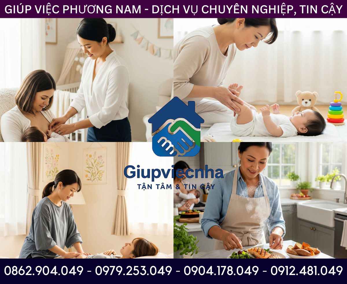 Đào tạo bài bản: Dịch vụ chăm sóc mẹ và bé sau sinh tại nhà Lào Cai uy tín