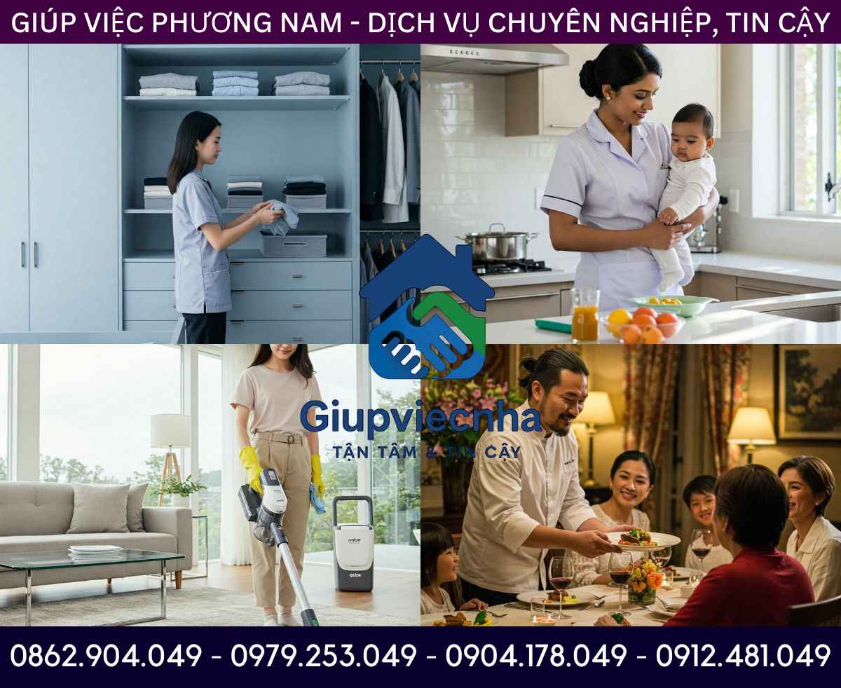 Phục vụ tận tâm: Giúp việc nhà Trà Vinh cho gia đình nhỏ và lớn