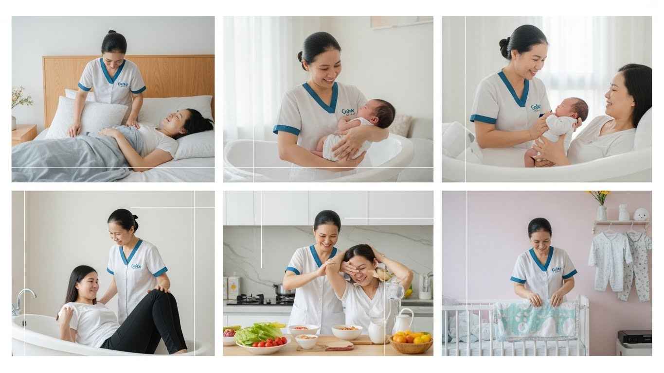Phù hợp mọi gia đình: Tìm người chăm sóc bé – chăm mẹ sau sinh tại Lào Cai uy tín
