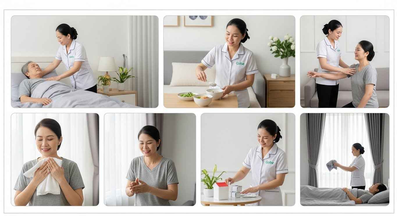 Chuyên môn sâu: Tìm người chăm sóc người bệnh tai biến tại nhà ở Vĩnh Long